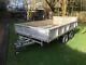 Twin Axle Flat Bed Trailer 12ft By 6ft 8 Ifor Williams Style Braked 3.5m X 2m