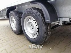 Twin axle Flat Bed car transporter trailer 5m X 2,1m 3000DMC, Low loader R14