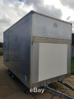 Twin axle Luton Box trailer