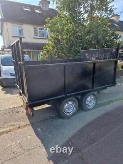 Twin axle Trailer with Hinged Gate and Auto Brake System