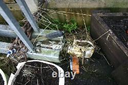 Twin axle boat trailer for small cruiser, motorboat. Yard or upgrade to road use