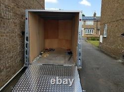 Twin axle box trailer