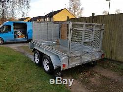 Twin axle box trailer