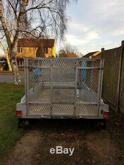 Twin axle box trailer