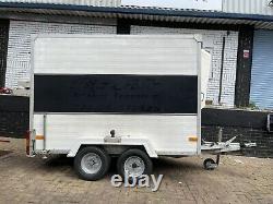 Twin axle box trailer! Enclosed With Electrics And Ramp