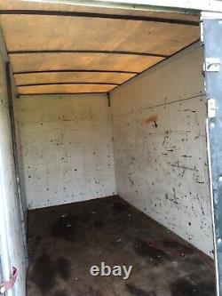 Twin axle box trailer used