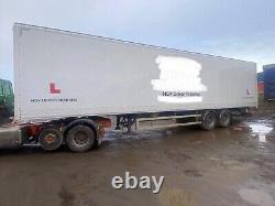 Twin axle box trailer used