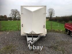 Twin axle box trailer used