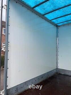Twin axle box trailer used very good condition. 14 cu meters loading capacity