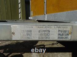 Twin axle braked trailer