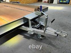 Twin axle car trailer