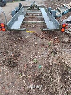 Twin axle car trailer 4.9m bed