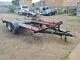 Twin Axle Car Trailer Spares Or Repair, Needs Repair/replace One Of Axles