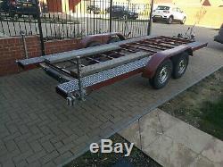 Twin axle car trailer transporter 15ft