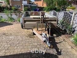 Twin axle car trailer, used, Branderup, Length 10ft, width 5 ft