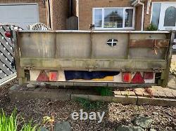 Twin axle car trailer, used, Branderup, Length 10ft, width 5 ft