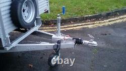Twin axle flatbed ATCO braked trailer