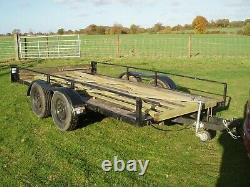 Twin axle trailer 12' x 6' bed. BIN price reduced by £80