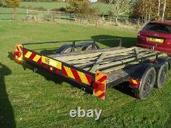 Twin axle trailer 12' x 6' bed. BIN price reduced by £80