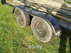 Twin axle trailer 12' x 6' bed. BIN price reduced by £80