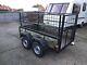 Twin Axle Trailer, Braked With Drop Down Tailgate