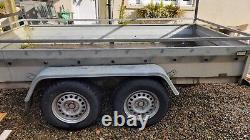 Twin axle trailer used