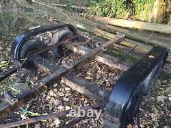 Twin axle two tone boat trailer RELISTED DUE TO TIME WASTER
