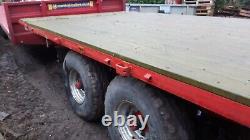 Tye Twin Axle Flatbed Bale Trailer