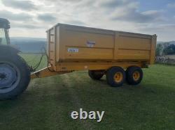 Tye Yorvic twin axle 12t grain trailer, AS Marston, Griffiths, Henton, Bailey