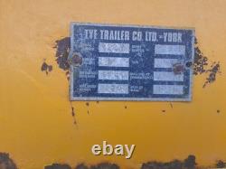 Tye Yorvic twin axle 12t grain trailer, AS Marston, Griffiths, Henton, Bailey