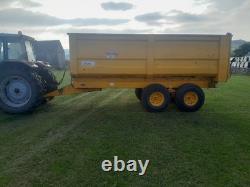 Tye Yorvic twin axle 12t grain trailer, AS Marston, Griffiths, Henton, Bailey
