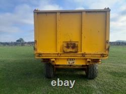 Tye Yorvic twin axle 12t grain trailer, AS Marston, Griffiths, Henton, Bailey
