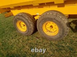 Tye Yorvic twin axle 12t grain trailer, AS Marston, Griffiths, Henton, Bailey