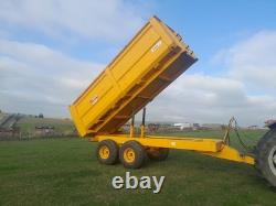 Tye Yorvic twin axle 12t grain trailer, AS Marston, Griffiths, Henton, Bailey