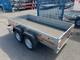 Unbraked Twin Axle Trailer Flat Bed 750kg 8.7 X 4.1ft 264cm X 125cm