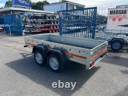 UNBRAKED Twin Axle Trailer Flat Bed 750kg 8.7 x 4.1ft 264cm x 125cm