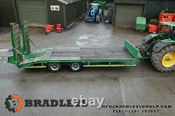 USED BRADLEYS Low Loader Twin Commerical axles 25Ton carry Plant Tractor Trailer