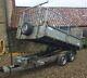 Used Graham Edwards 10ft X 6ft Twin Axle 2600kg Tipping Trailer C/w Mesh +vat