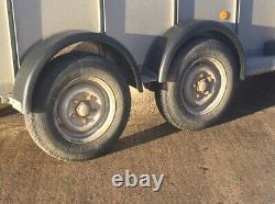 USED IFOR WILLIAMS 12ft x 5ft 10 TWIN AXLE 3500Kg CATTLE TRAILER, GATE +VAT