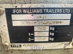 USED Ifor Williams GD106G 3.5T General Duty Twin Axle Trailer with Ramp