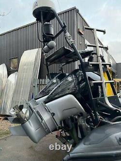 USED XS 990 Rib Boat Twin F 300 V 8 Verado Mercury 3 Axle Trailer CODED for 8