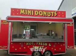 Used 12' Twin Axle Donut Trailer Professional Refit by Catering Units Ltd