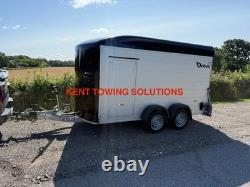 Used 2022 Debon C500XL 12ft Twin Axle Box Trailer + Door + Ali Sides NO VAT