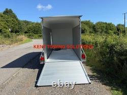 Used 2022 Debon C500XL 12ft Twin Axle Box Trailer + Door + Ali Sides NO VAT