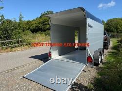 Used 2022 Debon C500XL 12ft Twin Axle Box Trailer + Door + Ali Sides NO VAT