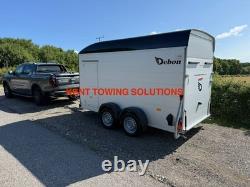 Used 2022 Debon C500XL 12ft Twin Axle Box Trailer + Door + Ali Sides NO VAT