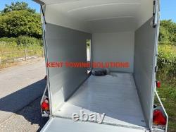 Used 2022 Debon C500XL 12ft Twin Axle Box Trailer + Door + Ali Sides NO VAT