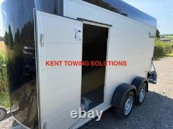 Used 2022 Debon C500XL 12ft Twin Axle Box Trailer + Door + Ali Sides NO VAT