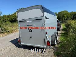 Used 2022 Debon C500XL 12ft Twin Axle Box Trailer + Door + Ali Sides NO VAT