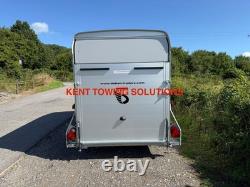 Used 2022 Debon C500XL 12ft Twin Axle Box Trailer + Door + Ali Sides NO VAT